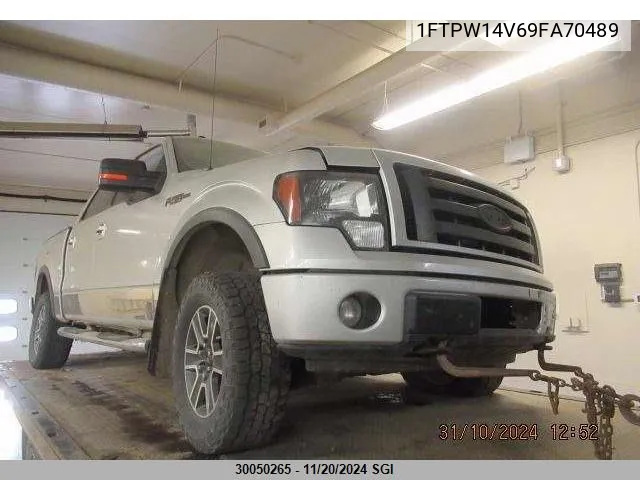 2009 Ford F150 Supercrew VIN: 1FTPW14V69FA70489 Lot: 30050265