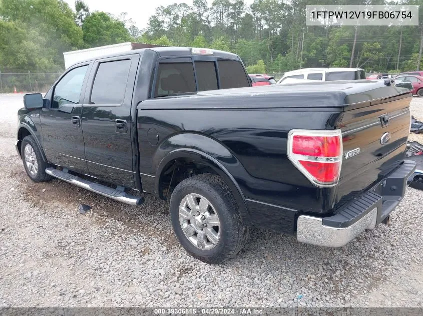 2009 Ford F-150 King Ranch/Lariat/Platinum/Xl/Xlt VIN: 1FTPW12V19FB06754 Lot: 39306815