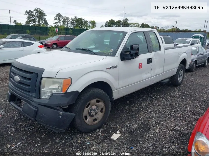 2009 Ford F-150 Xl/Xlt VIN: 1FTVX12V49KB98695 Lot: 39407299