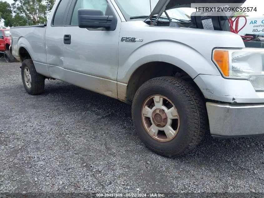 2009 Ford F-150 Lariat/Xl/Xlt VIN: 1FTRX12V09KC92574 Lot: 39497609