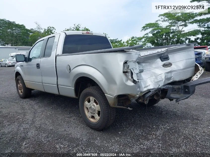 2009 Ford F-150 Lariat/Xl/Xlt VIN: 1FTRX12V09KC92574 Lot: 39497609