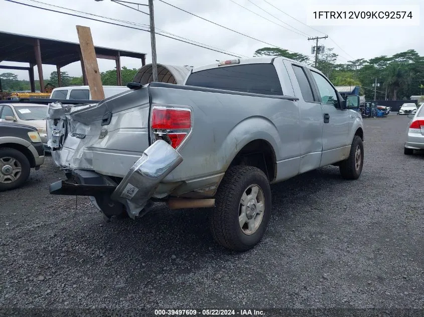 2009 Ford F-150 Lariat/Xl/Xlt VIN: 1FTRX12V09KC92574 Lot: 39497609