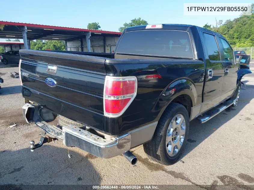 2009 Ford F-150 King Ranch/Lariat/Platinum/Xl/Xlt VIN: 1FTPW12V29FB05550 Lot: 39562448