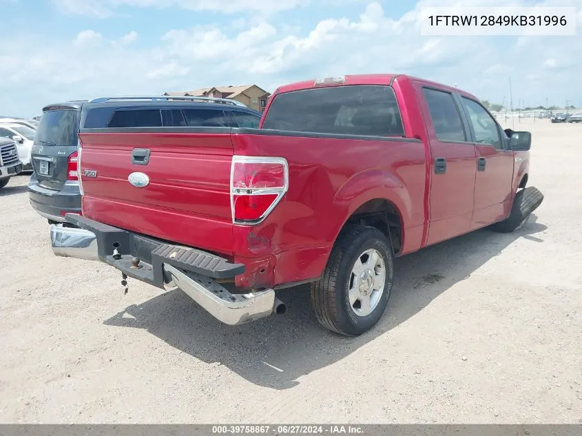 1FTRW12849KB31996 2009 Ford F-150 Xl/Xlt