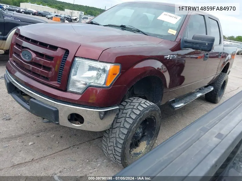 2009 Ford F-150 Xl/Xlt VIN: 1FTRW14859FA84970 Lot: 39790198