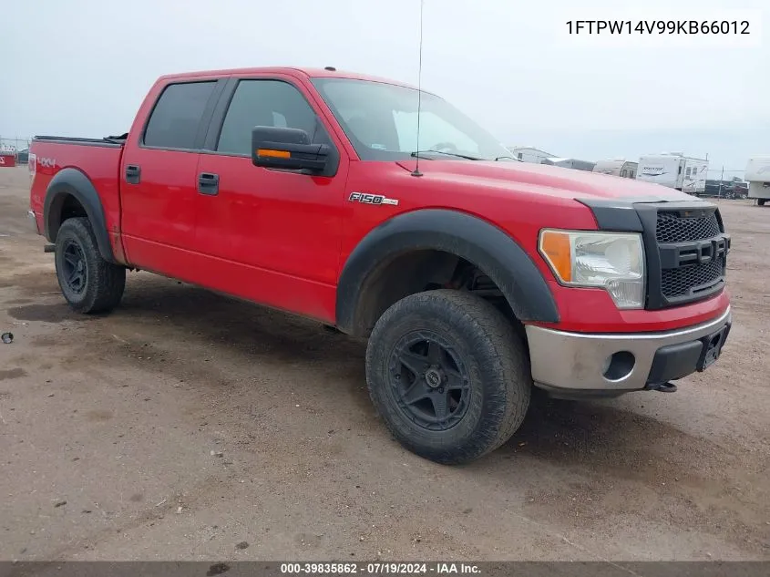 2009 Ford F-150 Xlt VIN: 1FTPW14V99KB66012 Lot: 39835862