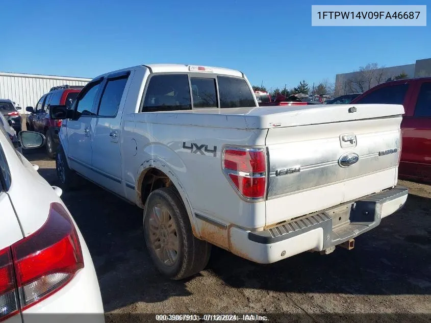 1FTPW14V09FA46687 2009 Ford F-150 Fx4/Lariat/Xl/Xlt