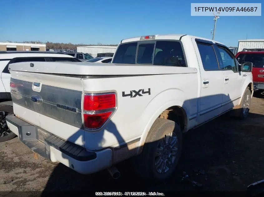 1FTPW14V09FA46687 2009 Ford F-150 Fx4/Lariat/Xl/Xlt