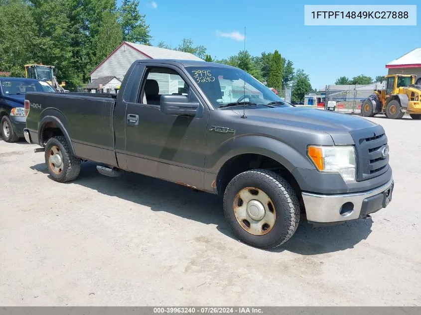 2009 Ford F-150 Xl/Xlt VIN: 1FTPF14849KC27888 Lot: 39963240