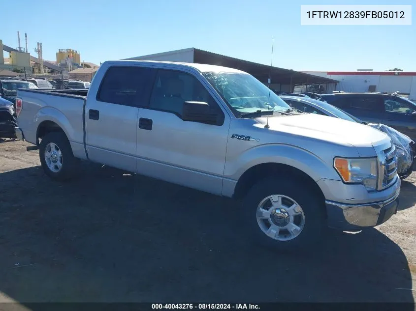 1FTRW12839FB05012 2009 Ford F-150 Xl/Xlt