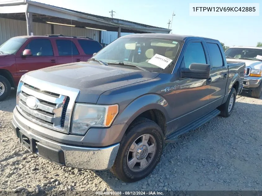 2009 Ford F-150 King Ranch/Lariat/Platinum/Xl/Xlt VIN: 1FTPW12V69KC42885 Lot: 40093388