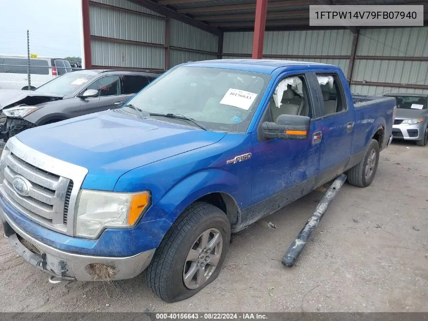 2009 Ford F-150 Fx4/King Ranch/Lariat/Platinum/Xl/Xlt VIN: 1FTPW14V79FB07940 Lot: 40156643