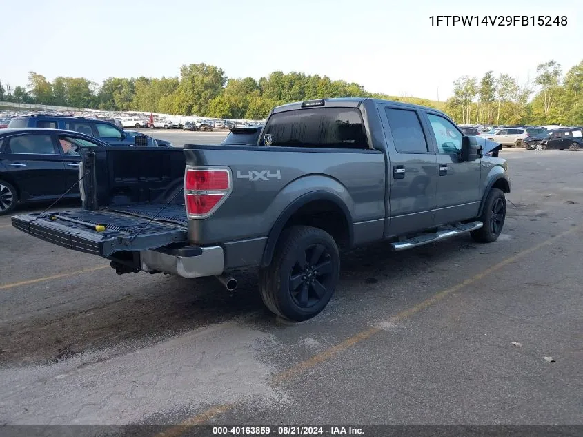 1FTPW14V29FB15248 2009 Ford F150 Supercrew