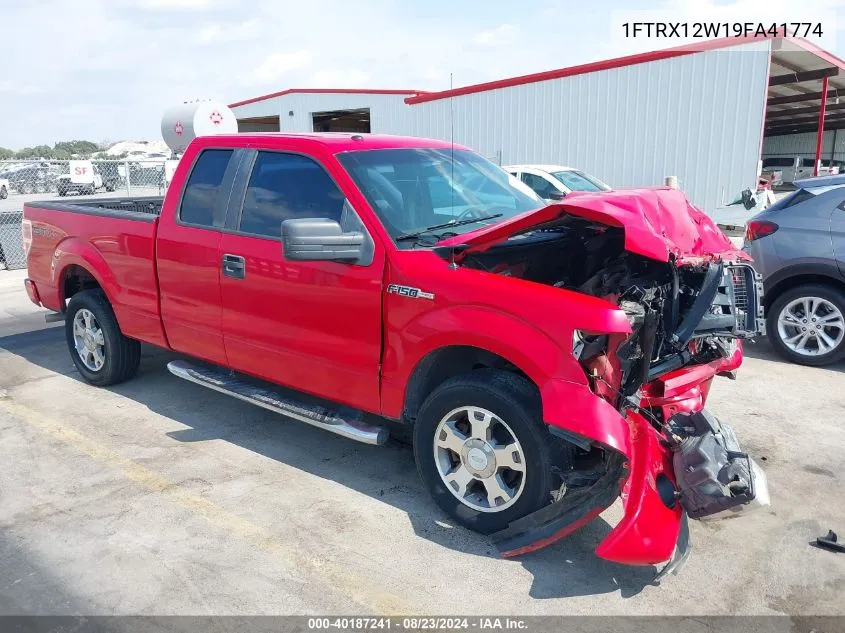 2009 Ford F-150 Stx VIN: 1FTRX12W19FA41774 Lot: 40187241