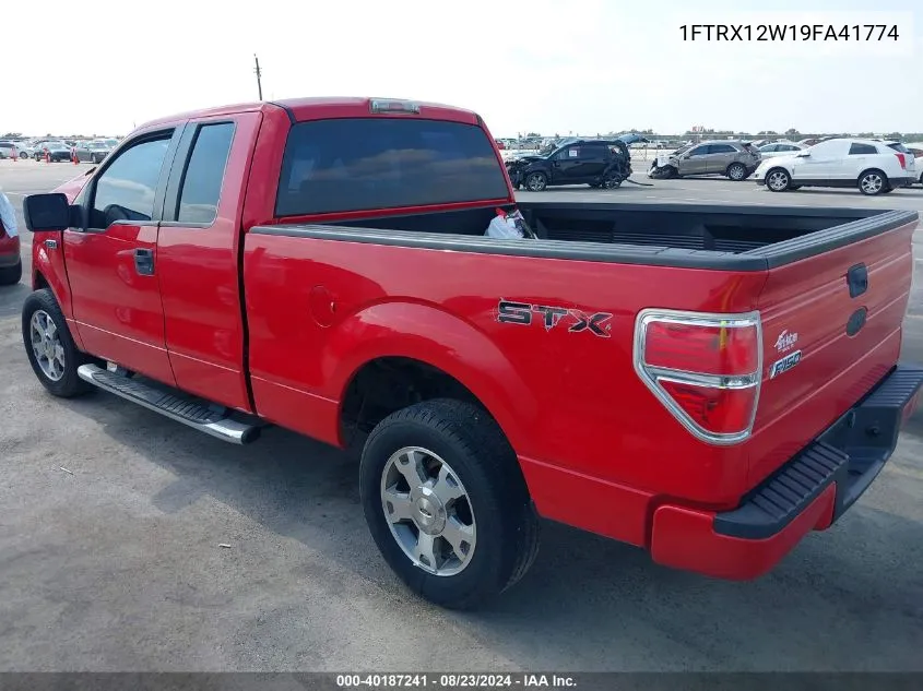 2009 Ford F-150 Stx VIN: 1FTRX12W19FA41774 Lot: 40187241