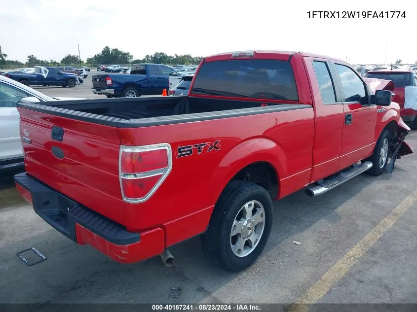 2009 Ford F-150 Stx VIN: 1FTRX12W19FA41774 Lot: 40187241