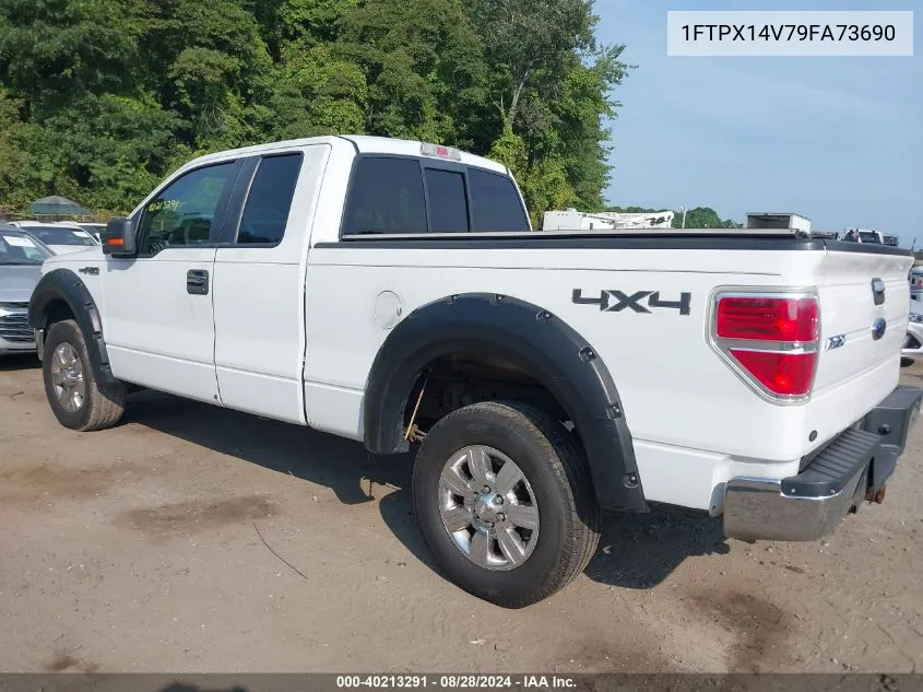 2009 Ford F-150 Fx4/Lariat/Xl/Xlt VIN: 1FTPX14V79FA73690 Lot: 40213291