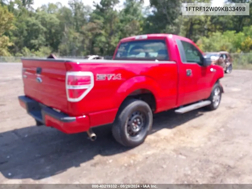 1FTRF12W09KB33498 2009 Ford F-150 Stx