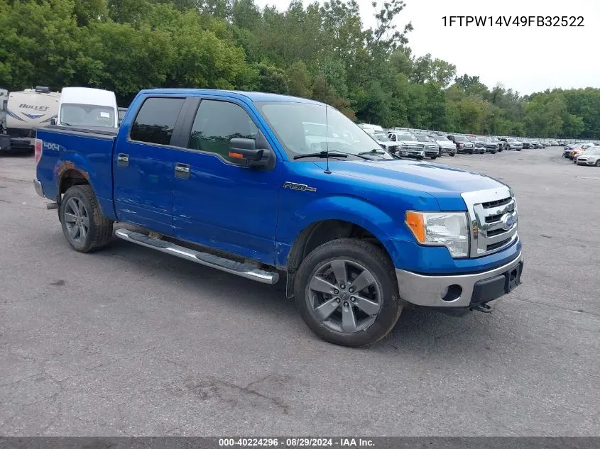 2009 Ford F-150 Fx4/King Ranch/Lariat/Platinum/Xl/Xlt VIN: 1FTPW14V49FB32522 Lot: 40224296