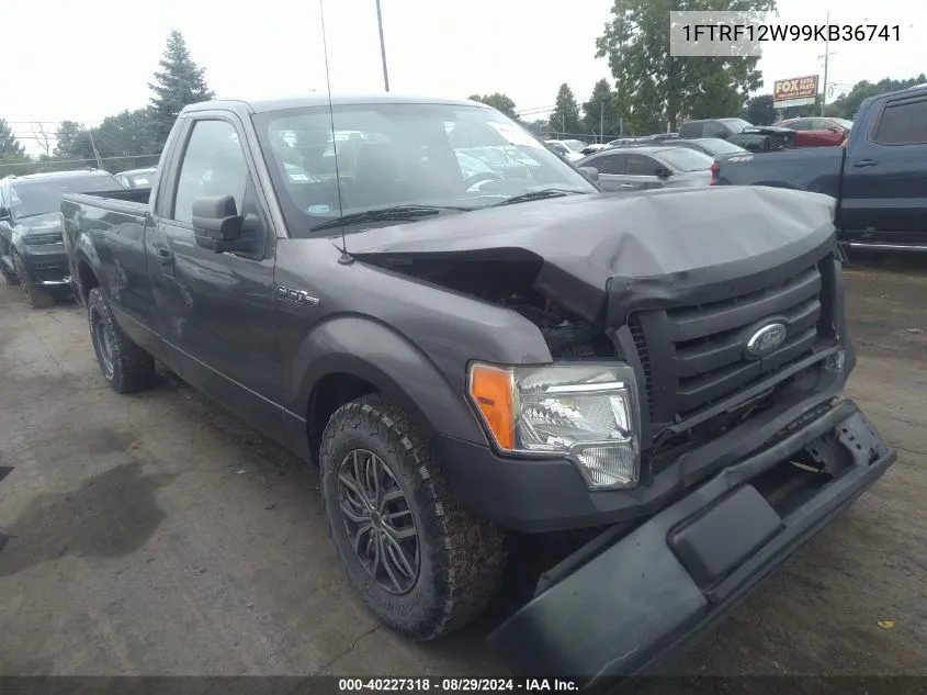 2009 Ford F-150 Stx/Xl/Xlt VIN: 1FTRF12W99KB36741 Lot: 40227318