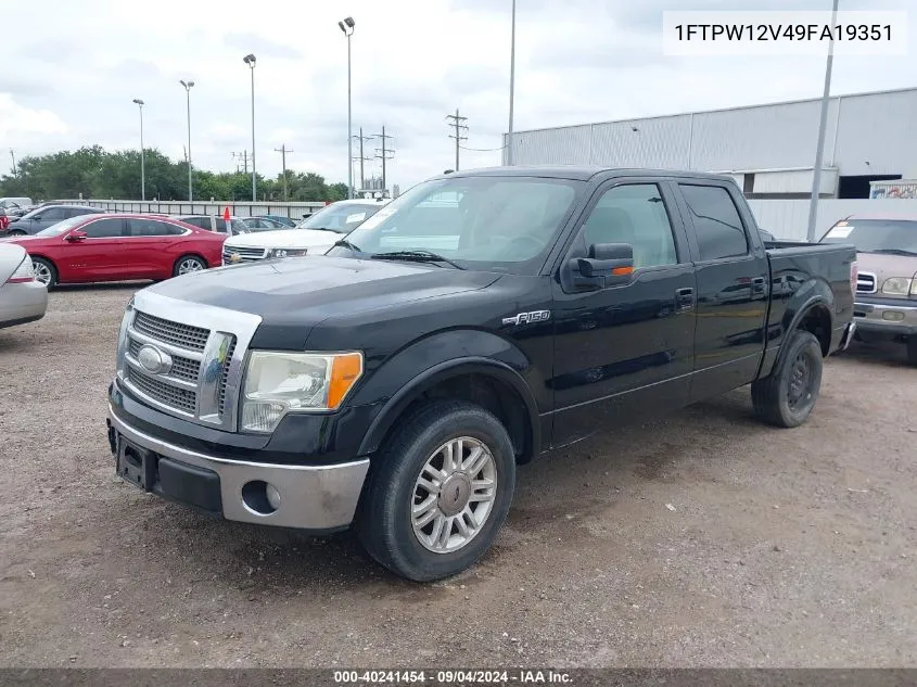 2009 Ford F-150 King Ranch/Lariat/Platinum/Xl/Xlt VIN: 1FTPW12V49FA19351 Lot: 40241454