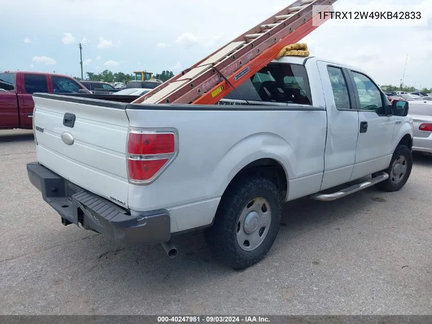 2009 Ford F-150 Stx/Xl VIN: 1FTRX12W49KB42833 Lot: 40247981