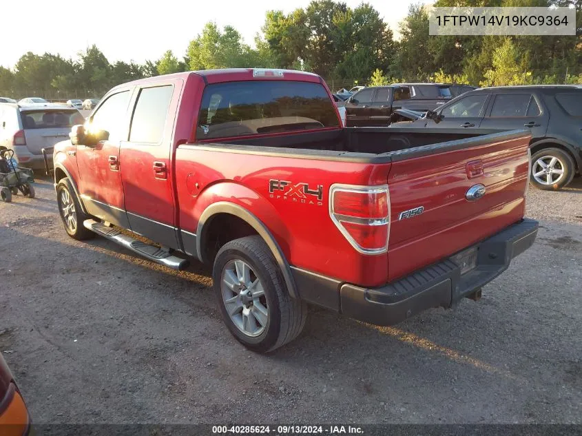 1FTPW14V19KC9364 2009 Ford F150 Supercrew