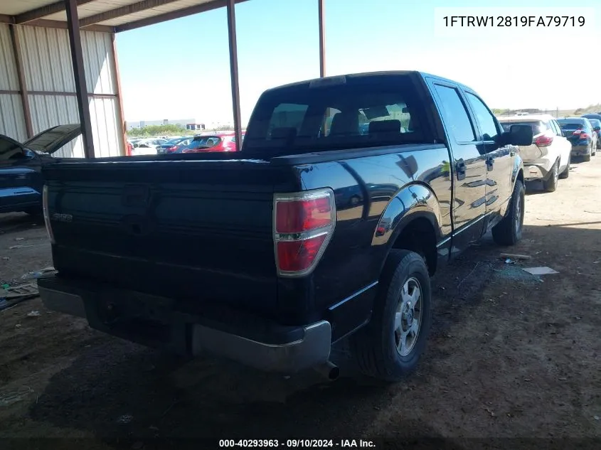 1FTRW12819FA79719 2009 Ford F-150 Supercrew