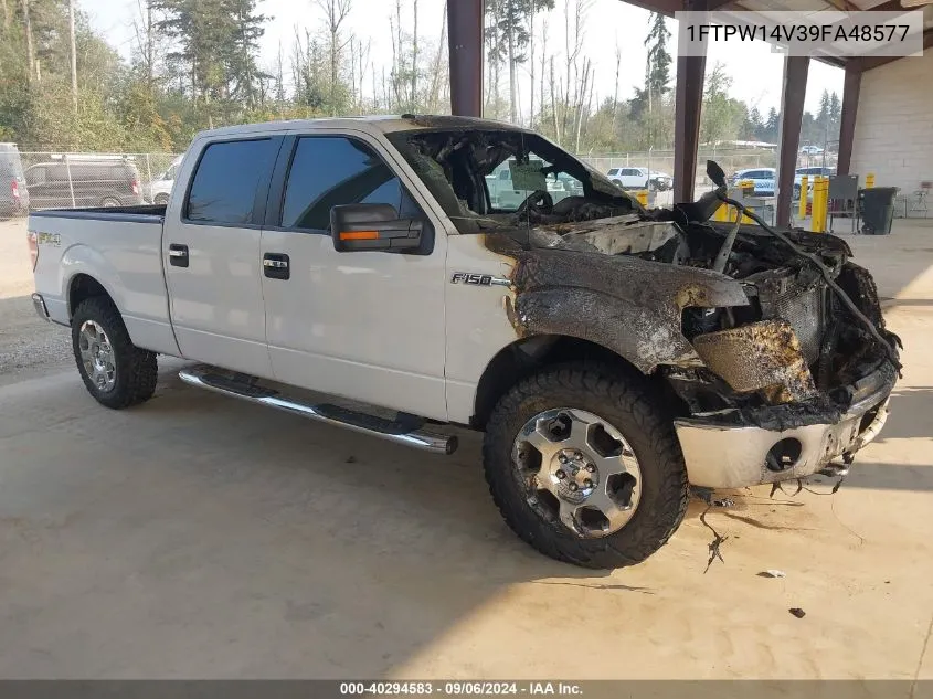 2009 Ford F-150 Fx4/King Ranch/Lariat/Platinum/Xl/Xlt VIN: 1FTPW14V39FA48577 Lot: 40294583