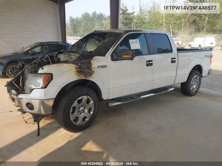 1FTPW14V39FA48577 2009 Ford F-150 Fx4/King Ranch/Lariat/Platinum/Xl/Xlt