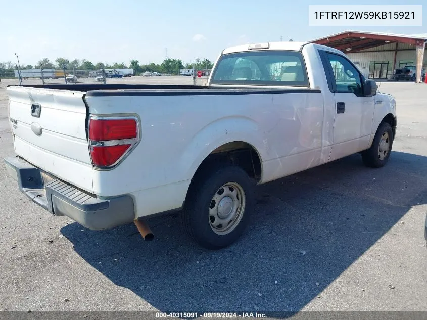 1FTRF12W59KB15921 2009 Ford F-150 Stx/Xl/Xlt