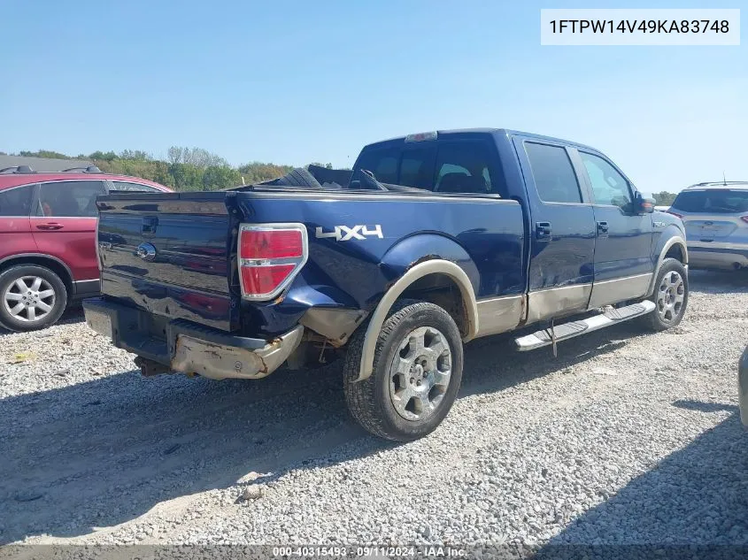 1FTPW14V49KA83748 2009 Ford F-150 Lariat