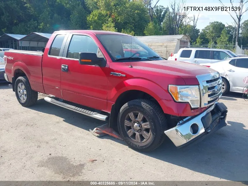 2009 Ford F-150 Stx/Xl/Xlt VIN: 1FTRX148X9FB21539 Lot: 40325685