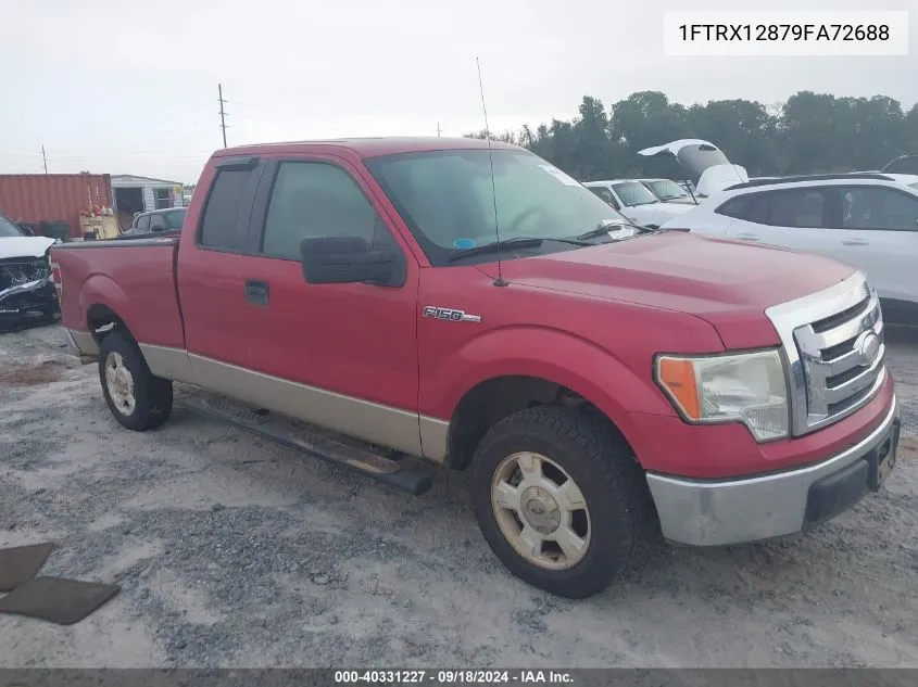 2009 Ford F-150 Super Cab VIN: 1FTRX12879FA72688 Lot: 40331227