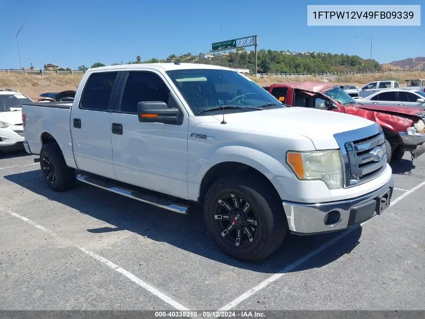 2009 Ford F-150 King Ranch/Lariat/Platinum/Xl/Xlt VIN: 1FTPW12V49FB09339 Lot: 40335210