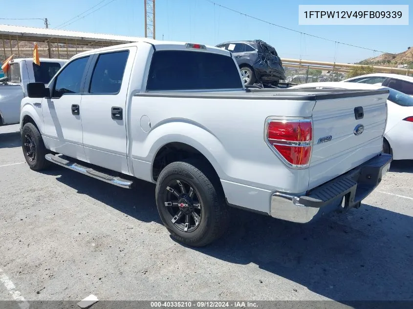 2009 Ford F-150 King Ranch/Lariat/Platinum/Xl/Xlt VIN: 1FTPW12V49FB09339 Lot: 40335210