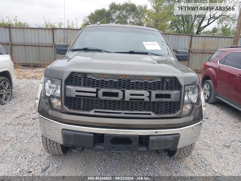 1FTRW14849FA83566 2009 Ford F-150 Supercrew