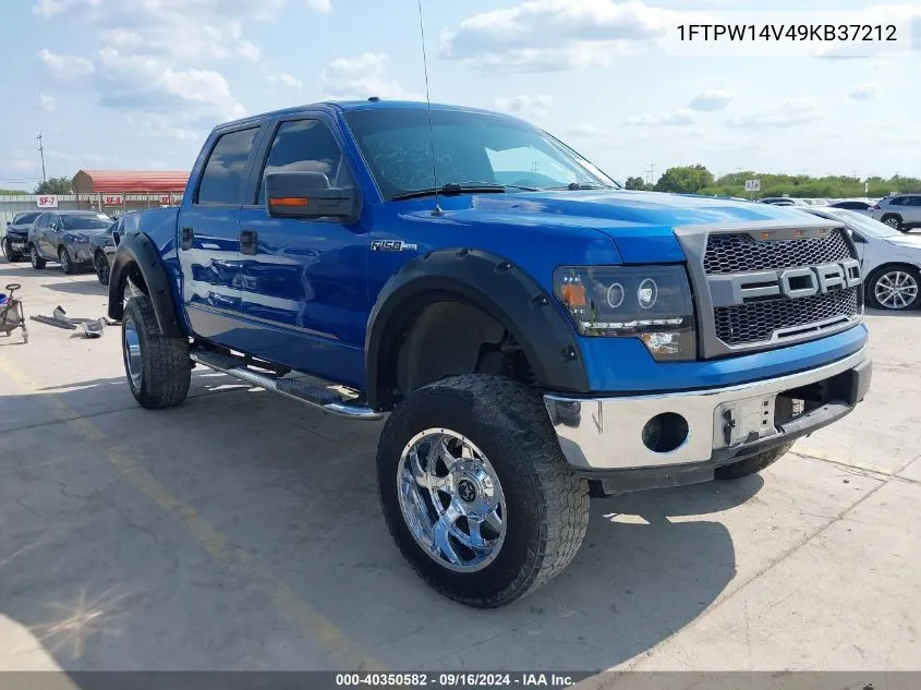 2009 Ford F-150 Fx4/King Ranch/Lariat/Platinum/Xl/Xlt VIN: 1FTPW14V49KB37212 Lot: 40350582