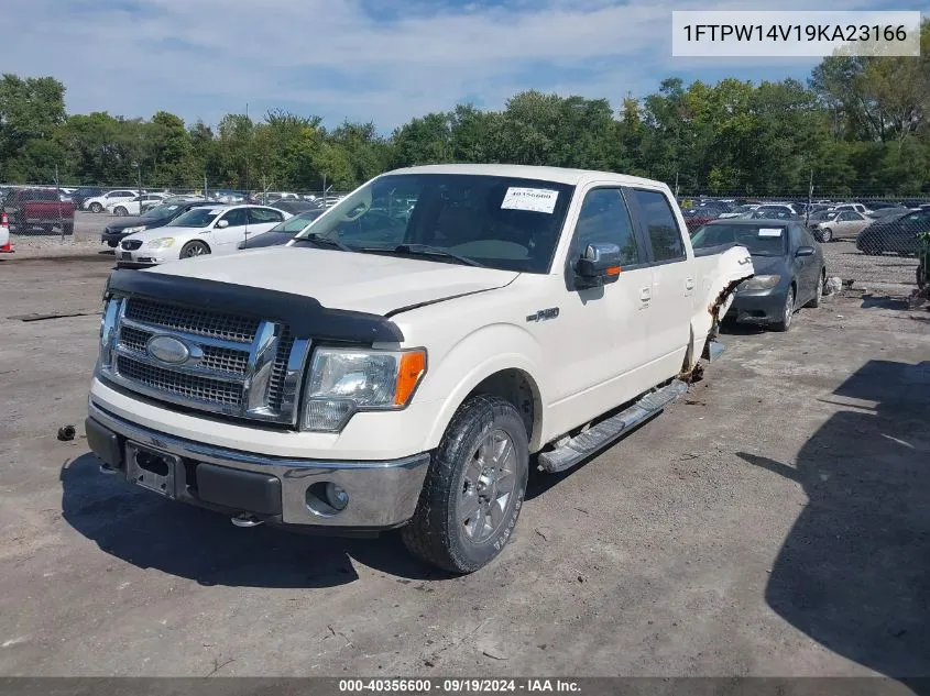 2009 Ford F-150 Lariat VIN: 1FTPW14V19KA23166 Lot: 40356600