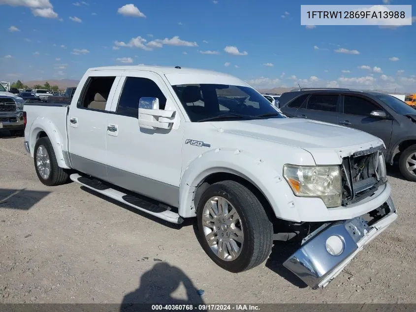 2009 Ford F-150 Xl/Xlt VIN: 1FTRW12869FA13988 Lot: 40360768