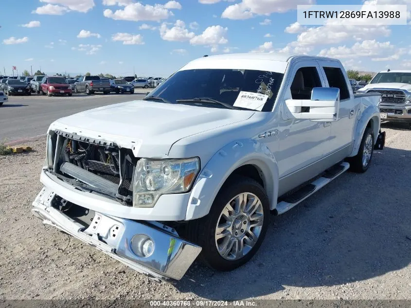 2009 Ford F-150 Xl/Xlt VIN: 1FTRW12869FA13988 Lot: 40360768