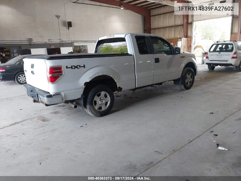 1FTRX14839FA27602 2009 Ford F-150 Stx/Xl/Xlt