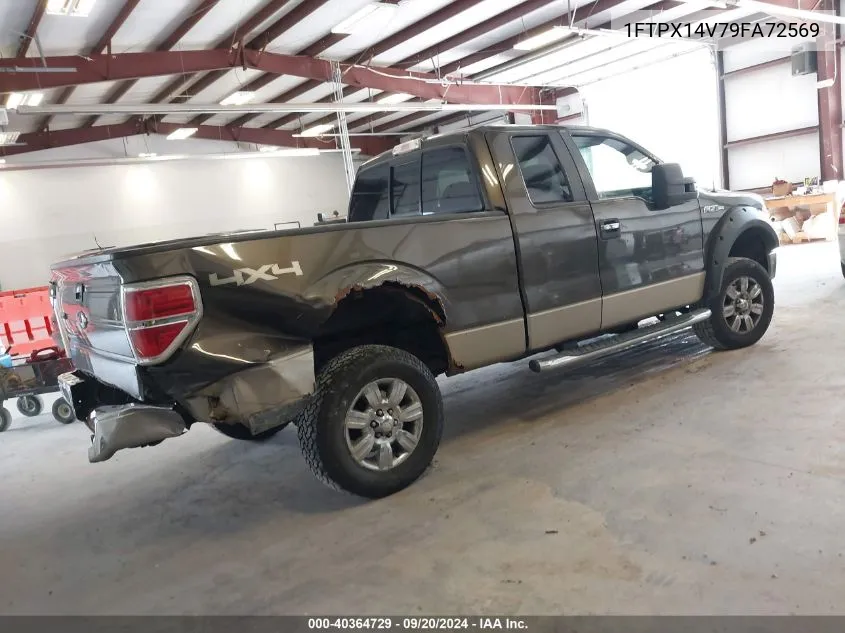 2009 Ford F-150 Fx4/Lariat/Xl/Xlt VIN: 1FTPX14V79FA72569 Lot: 40364729