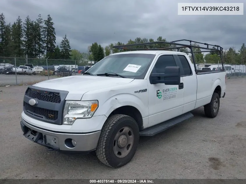 2009 Ford F-150 Xl/Xlt VIN: 1FTVX14V39KC43218 Lot: 40375140