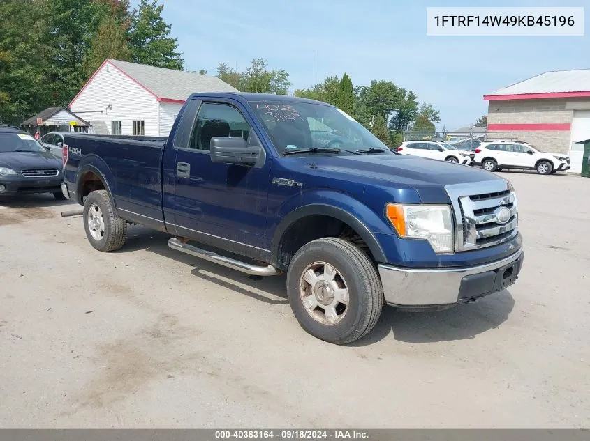 1FTRF14W49KB45196 2009 Ford F-150 Stx/Xl/Xlt