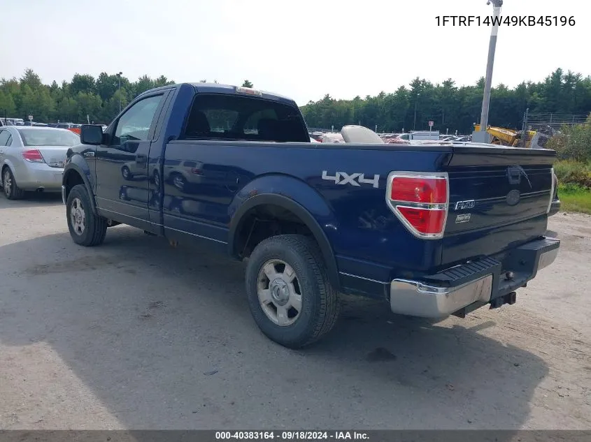 1FTRF14W49KB45196 2009 Ford F-150 Stx/Xl/Xlt