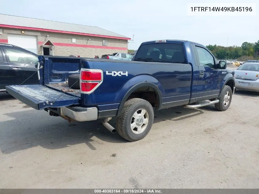 1FTRF14W49KB45196 2009 Ford F-150 Stx/Xl/Xlt