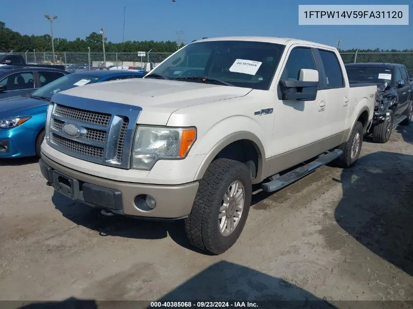 1FTPW14V59FA31120 2009 Ford F-150 Fx4/King Ranch/Lariat/Platinum/Xl/Xlt