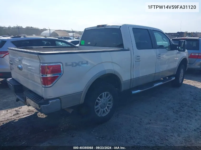 1FTPW14V59FA31120 2009 Ford F-150 Fx4/King Ranch/Lariat/Platinum/Xl/Xlt