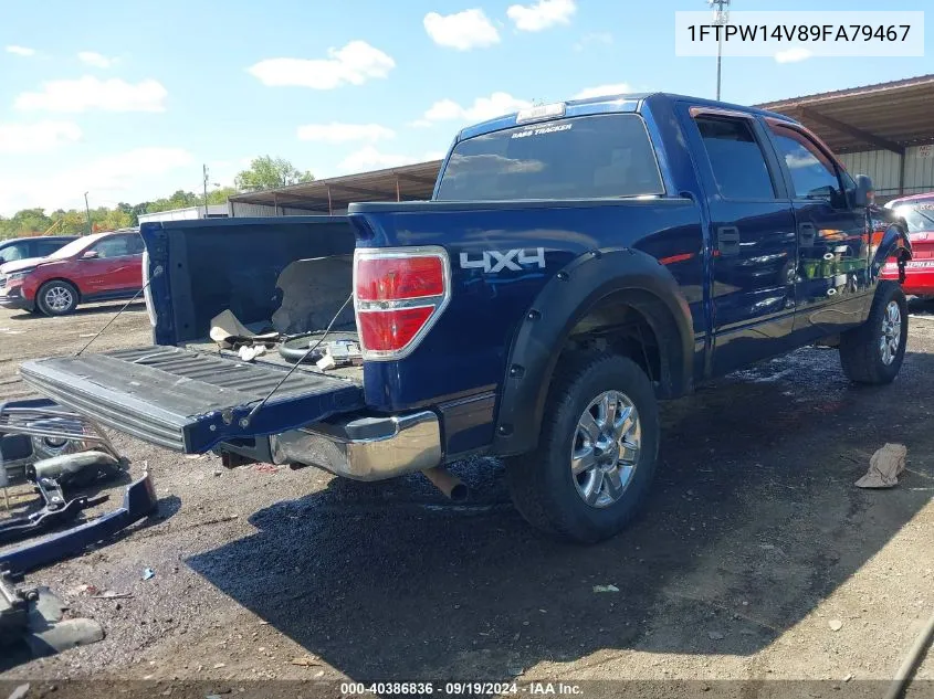 2009 Ford F-150 Fx4/King Ranch/Lariat/Platinum/Xl/Xlt VIN: 1FTPW14V89FA79467 Lot: 40386836